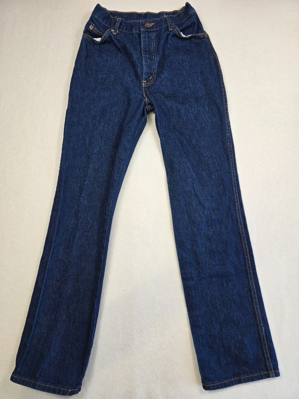 Vintage Chic Womens Denim Jeans Size 11/12 L Dark Blue By H.I.S